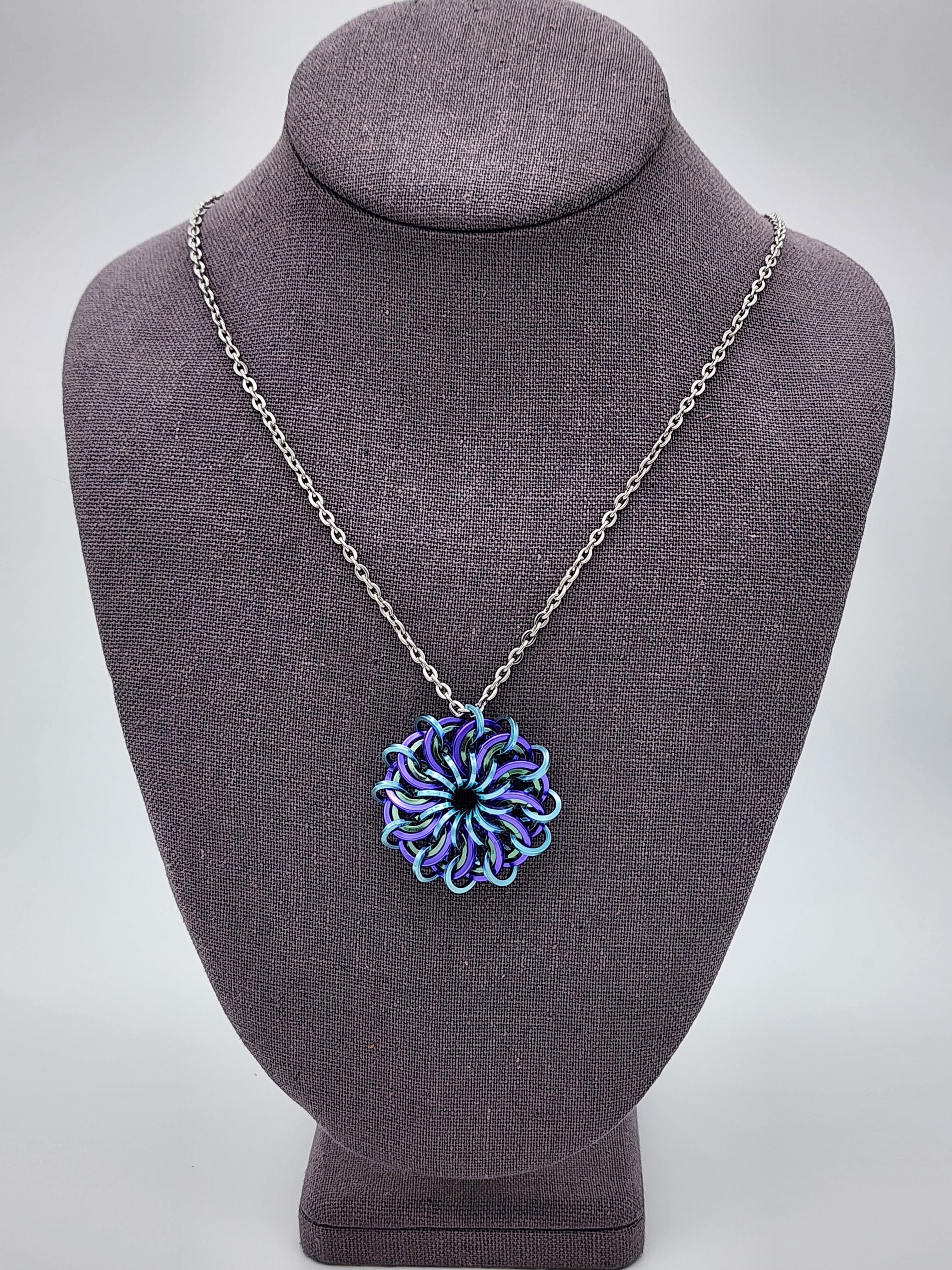 Iced Solar Flare Pendant