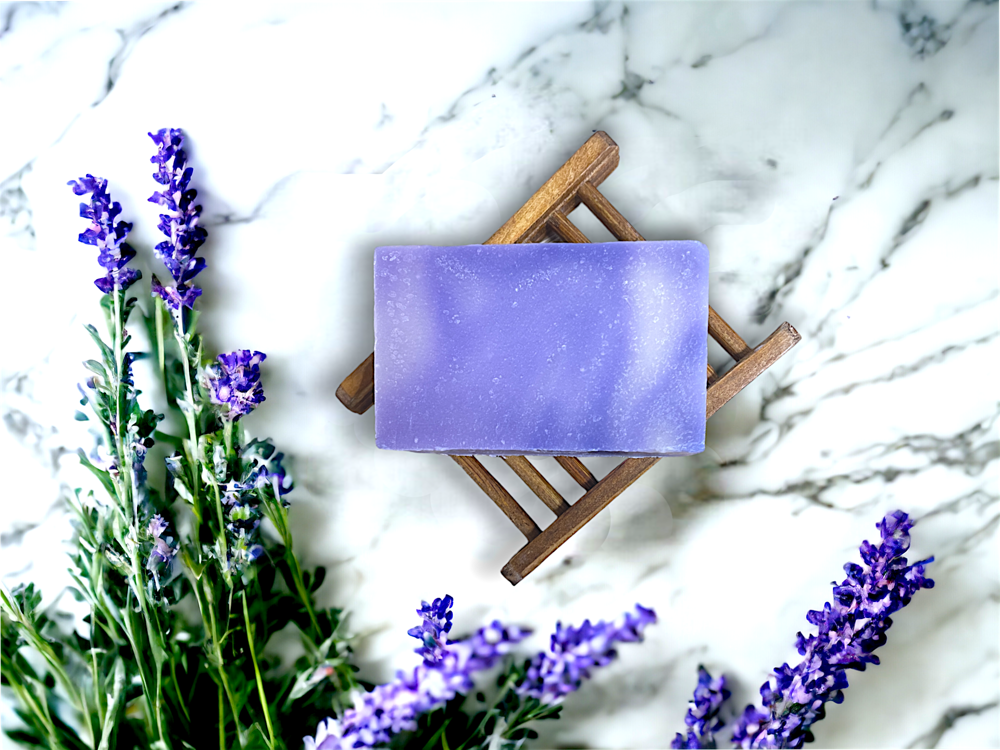Lavender Fields Soap with Bamboo Soap Saver