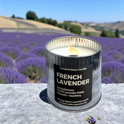 Our #1 selling Rustic Tin Candles