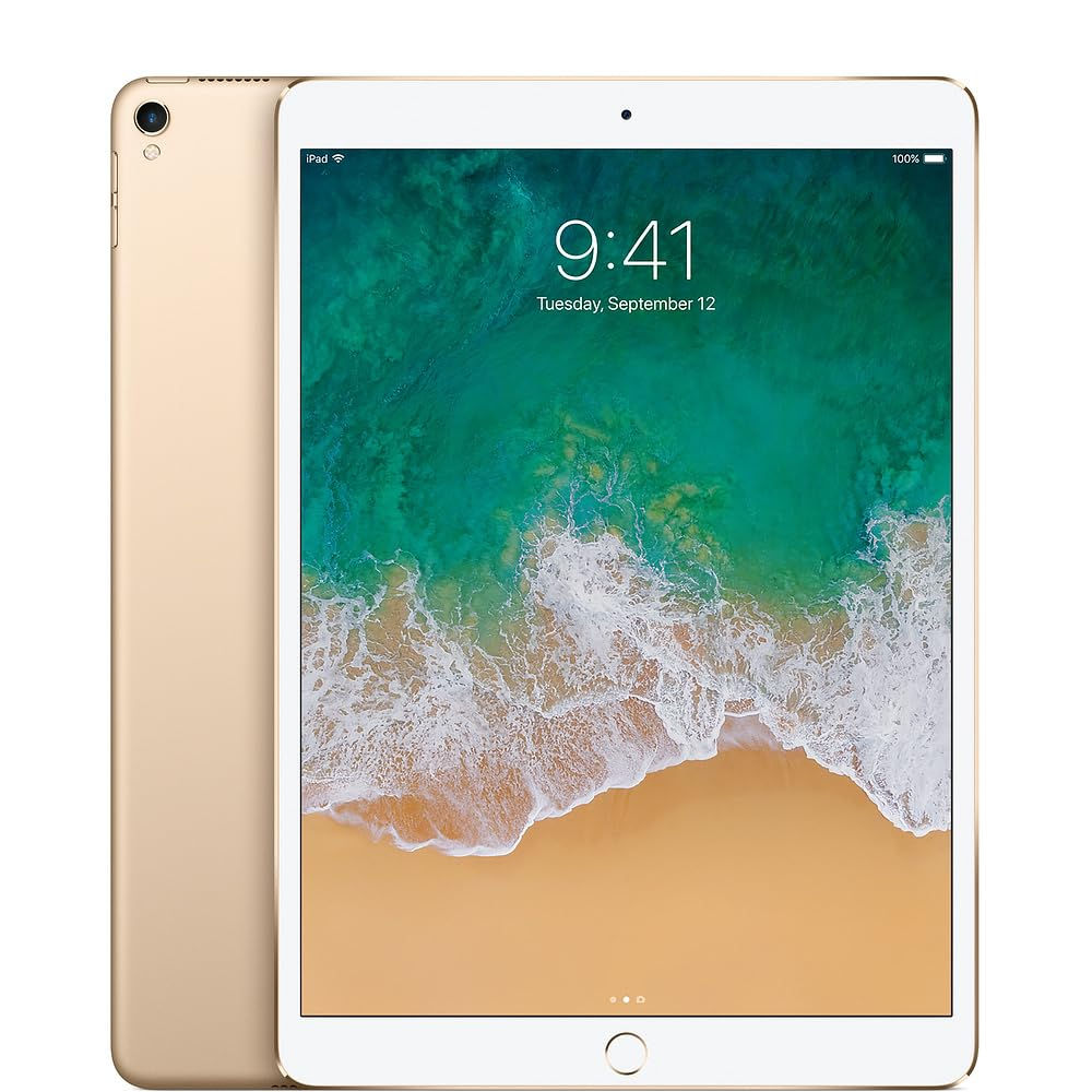 Apple iPad Pro 10.5in (2017) 256GB Wi-Fi - Gold (Renewed)