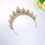 Thumbnail: Black Baroque Diamante Bridal Crown Set
