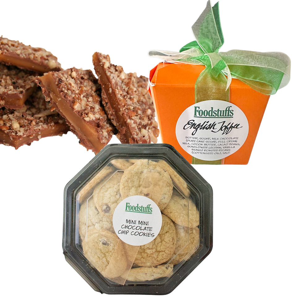 Thumbnail: 2 dozen cookies, crispy, chocolate-y, and so addictive. 1/2 lb of english toffee