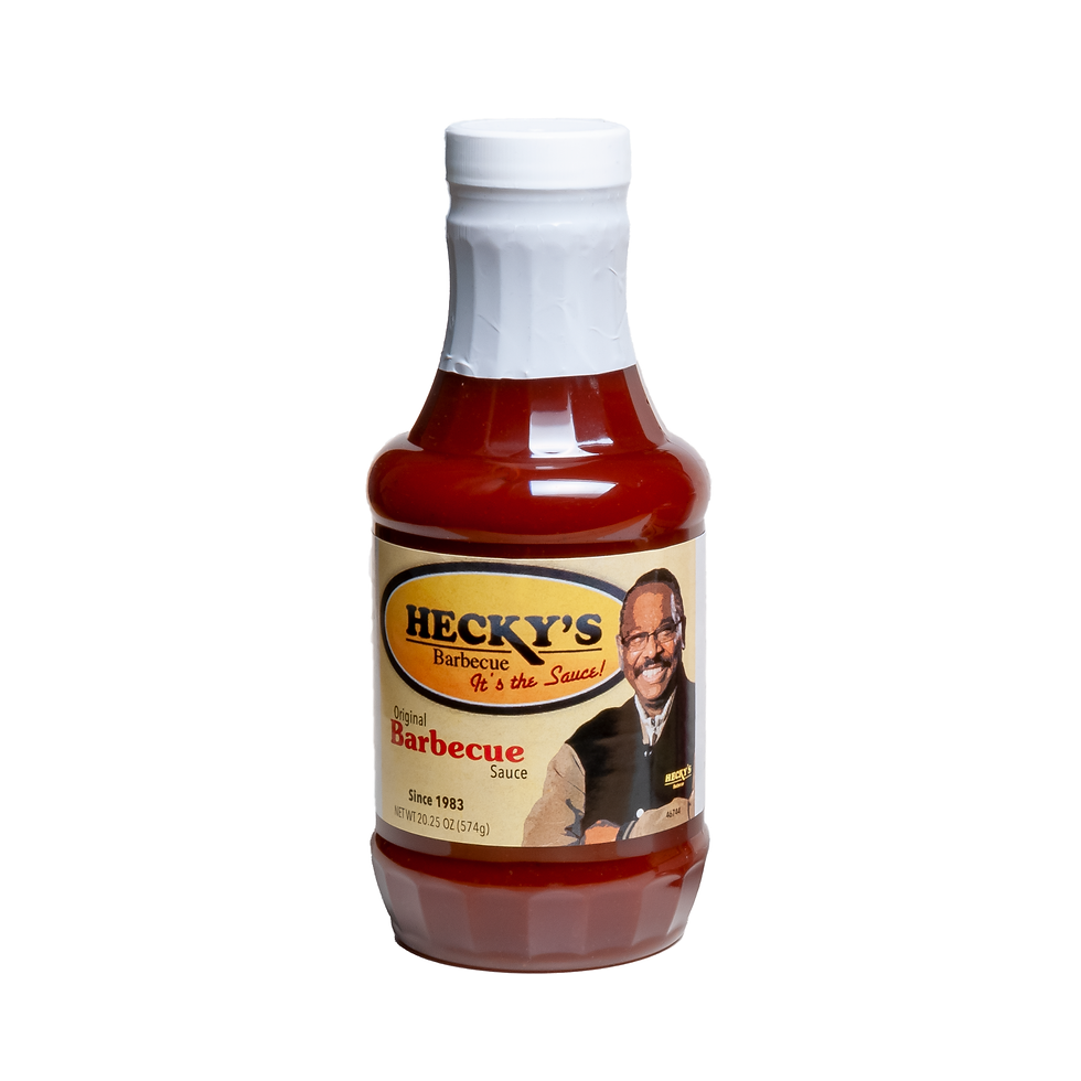 Thumbnail: Hecky’s Original Barbecue Sauce bottle with authentic Southern-style BBQ sauce