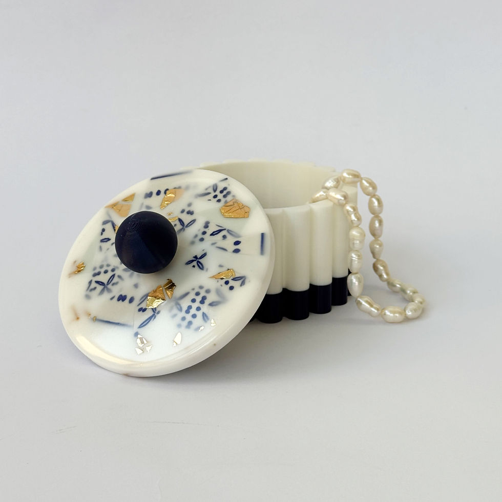 Thumbnail: Ofelia: cofanetto - Bianco e Blu "marinière" Limited ed.
