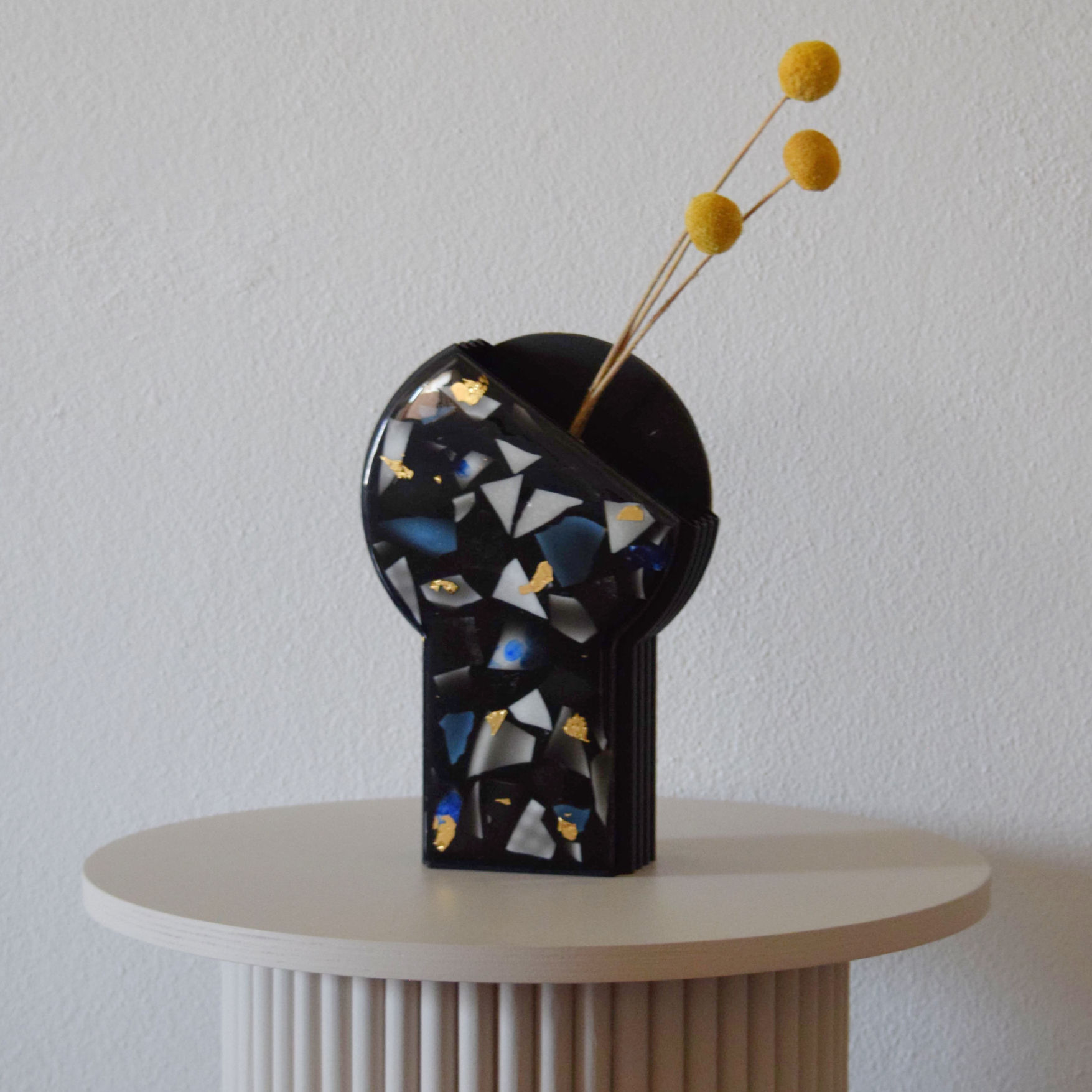 Vaso Clori - Nero e blu