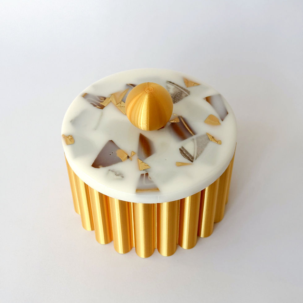 Thumbnail: Ofelia: cofanetto - bianco e oro