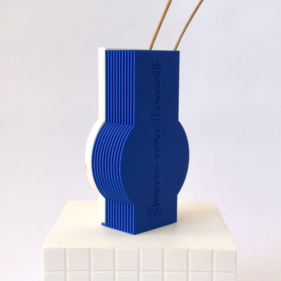 Thumbnail: Vaso Giglio "Le Petit"- Bianco e Blu "Sboccia come d'incanto"