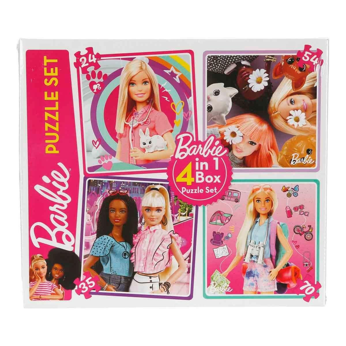 Barbie 4in1 Puzzle Set- 35 pjesë