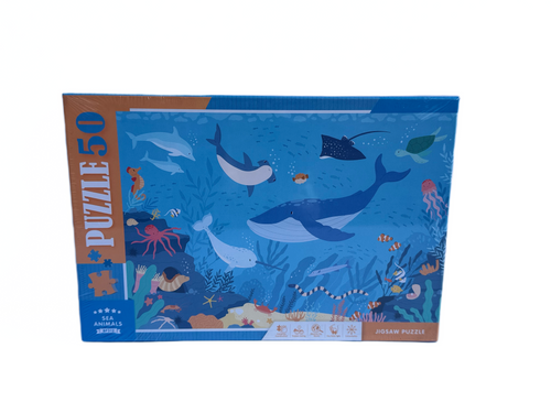 Sea Animals Puzzle- 50 pjesë