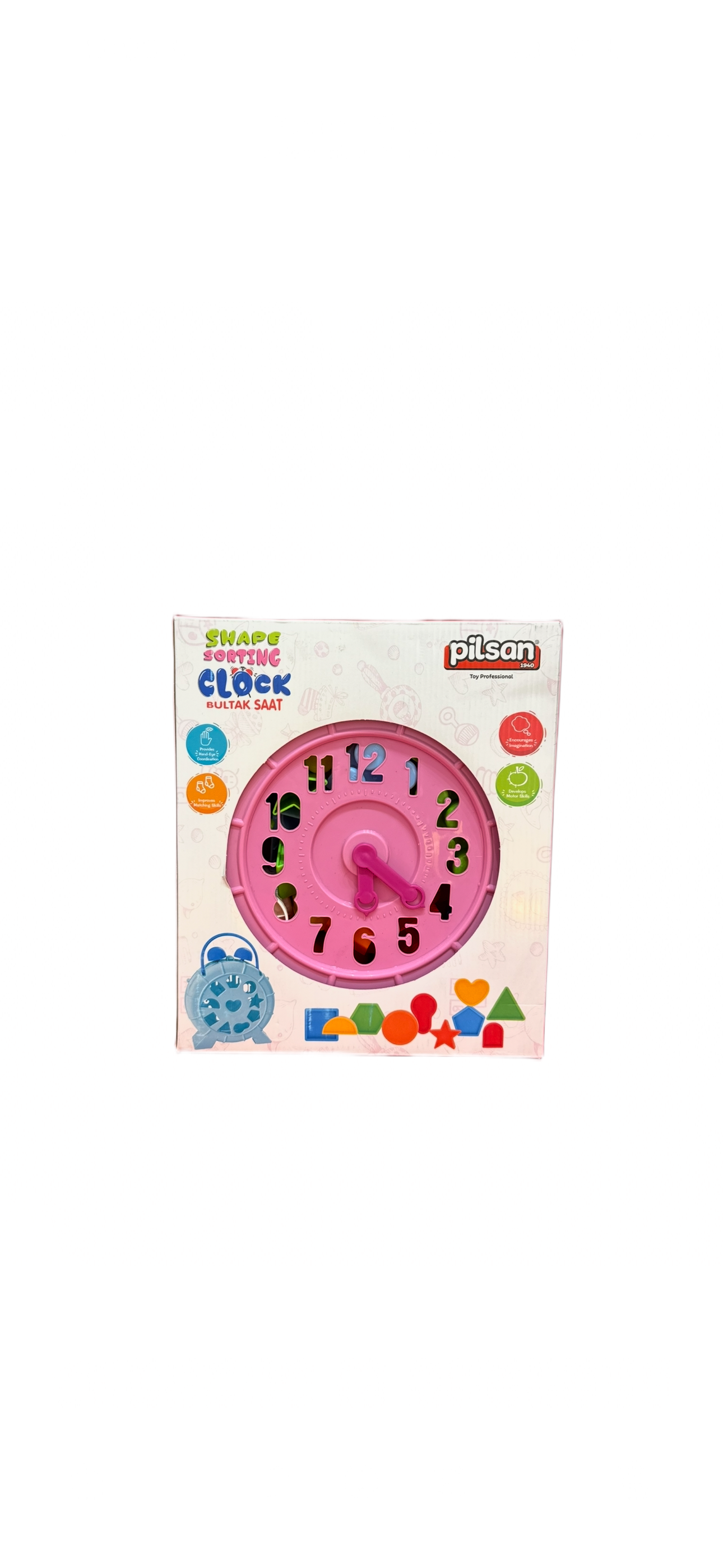 Orë Edukative me Forma – Shape Sorting Clock për Fëmijë