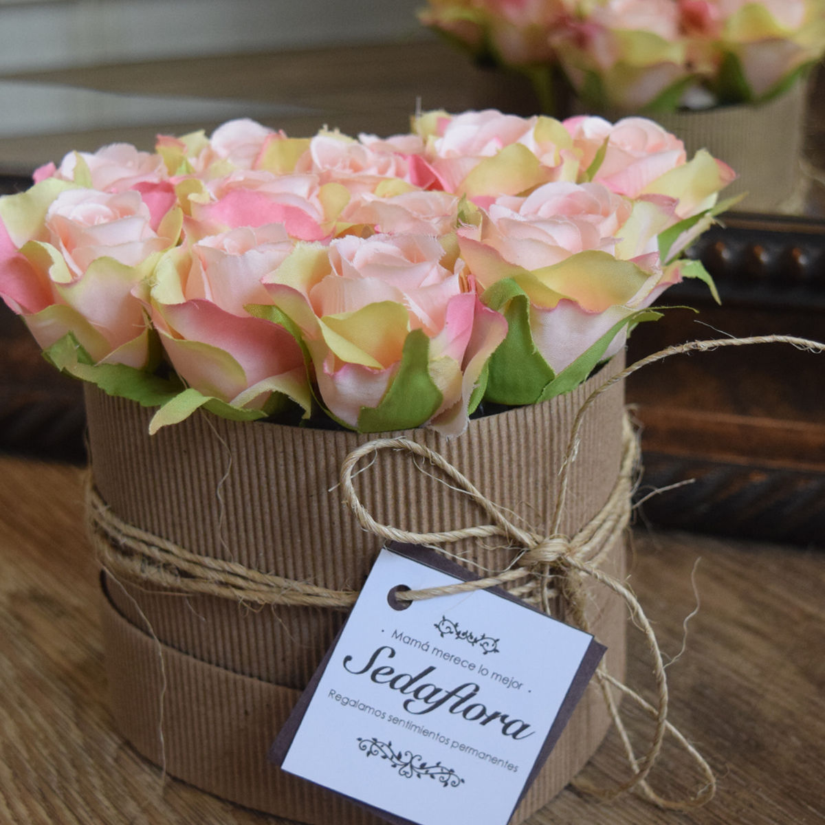 SF1126 Corazón de Rosas | 9 cm | Rosadas