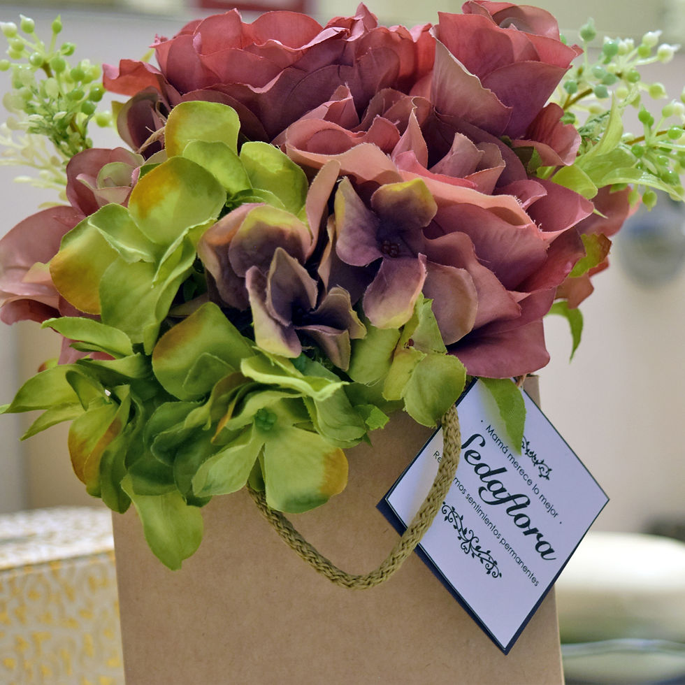 Miniatura: AS544P Bouquet de Hortensia | 25 cm