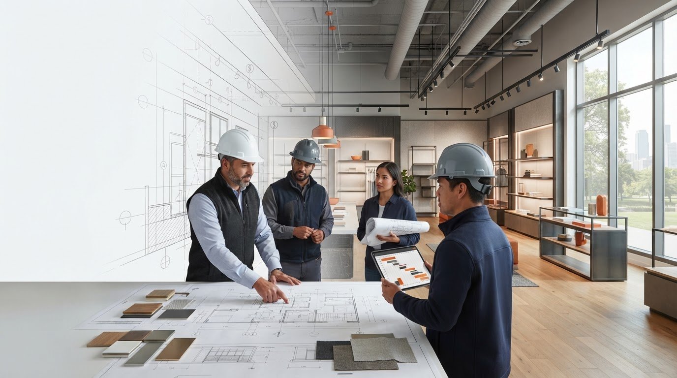 Retail Build-Out Contractor in Des Moines for Timeline and Cost Planning