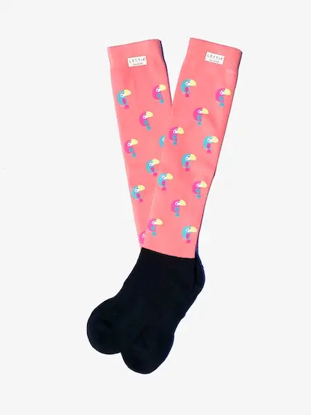 LETTIA Toucan Padded Boot Socks