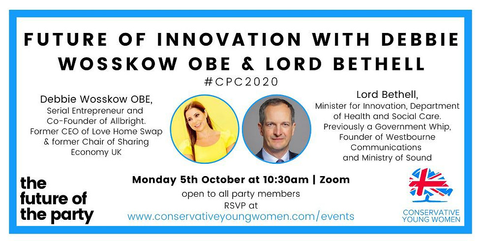 The Future of Innovation with Lord Bethell & Debbie Woskow OBE