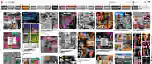 Screenshot of Pinterest VSCO Filters Query