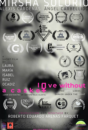Love Without a Casket (Short Film), directed by MarÃa Ruiz Ocadiz - English Poster