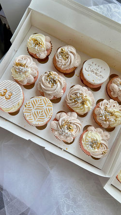 Custom birthday cupcakes