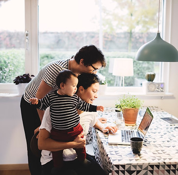 Lesbian Couple with Baby 