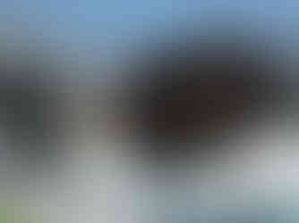 Revolvashade black canvas umbrella tilted