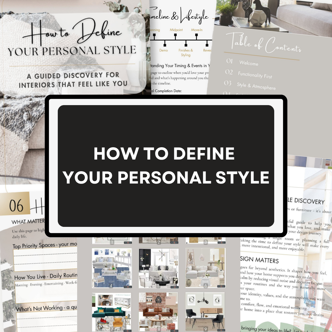 01. Design Guide - How to Define Your Personal Style