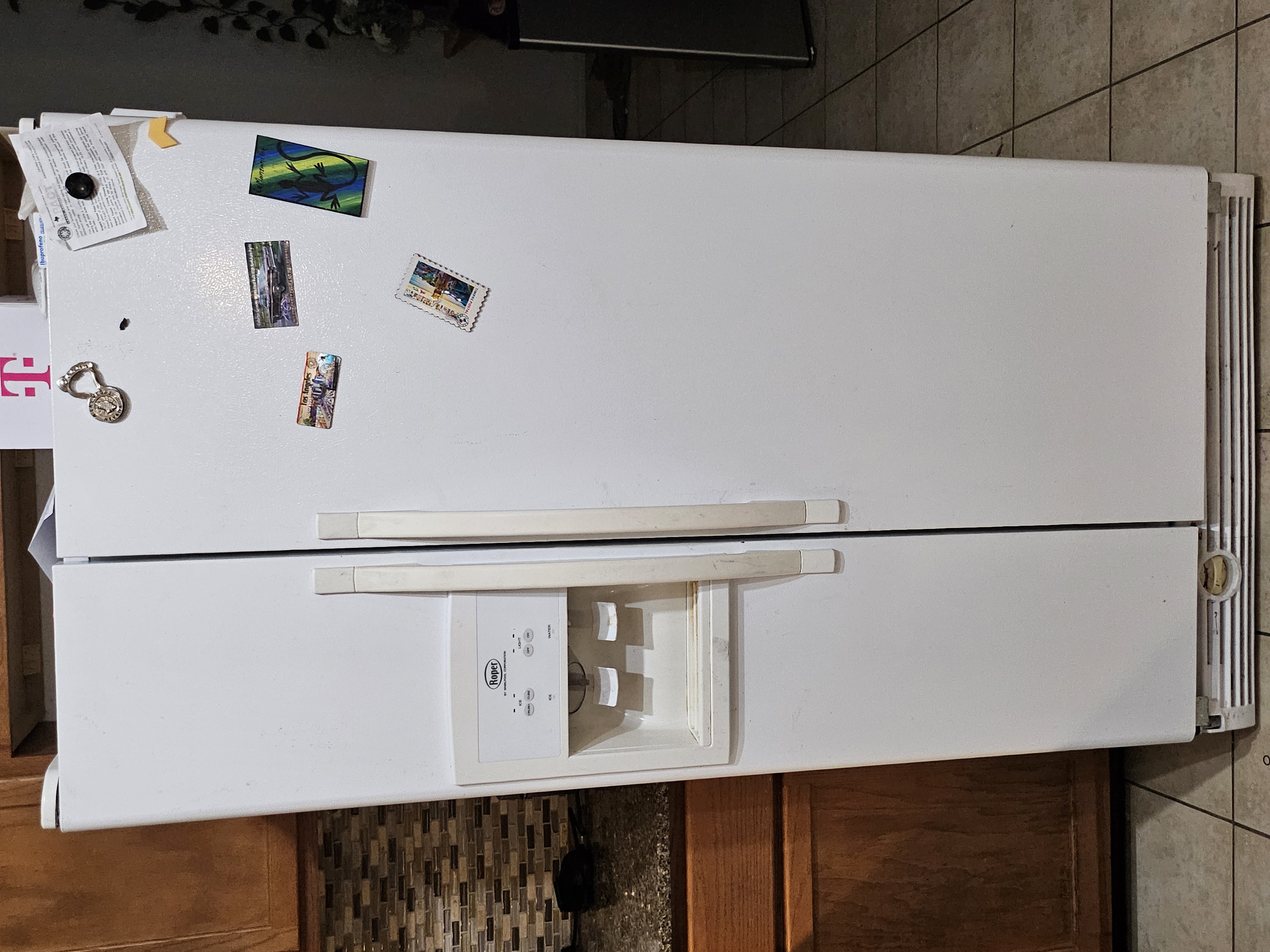Broken refrigerator 