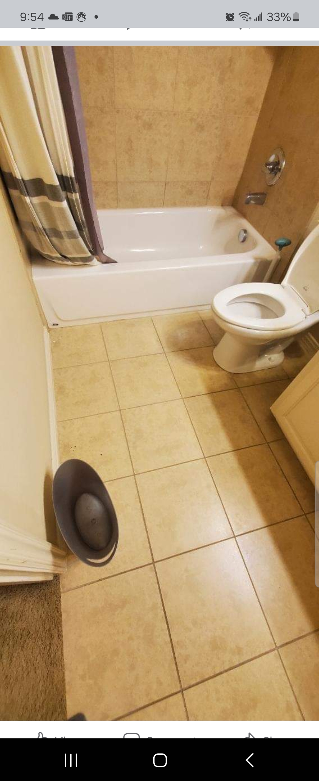 Bathroom floor tile Carrollton