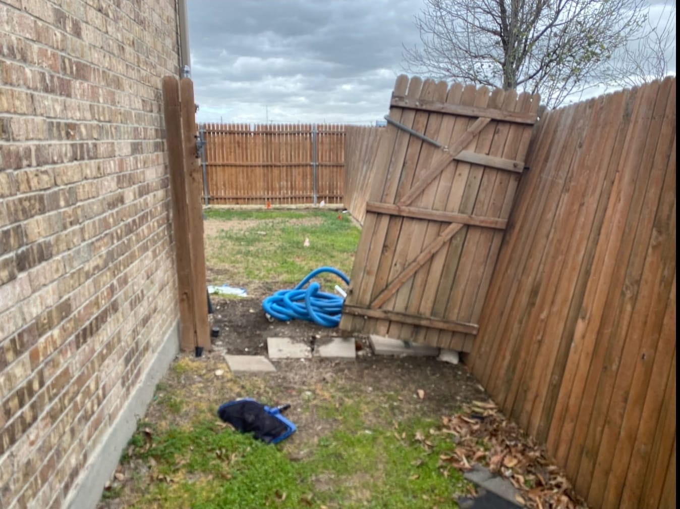 Fence job at Haslet TX