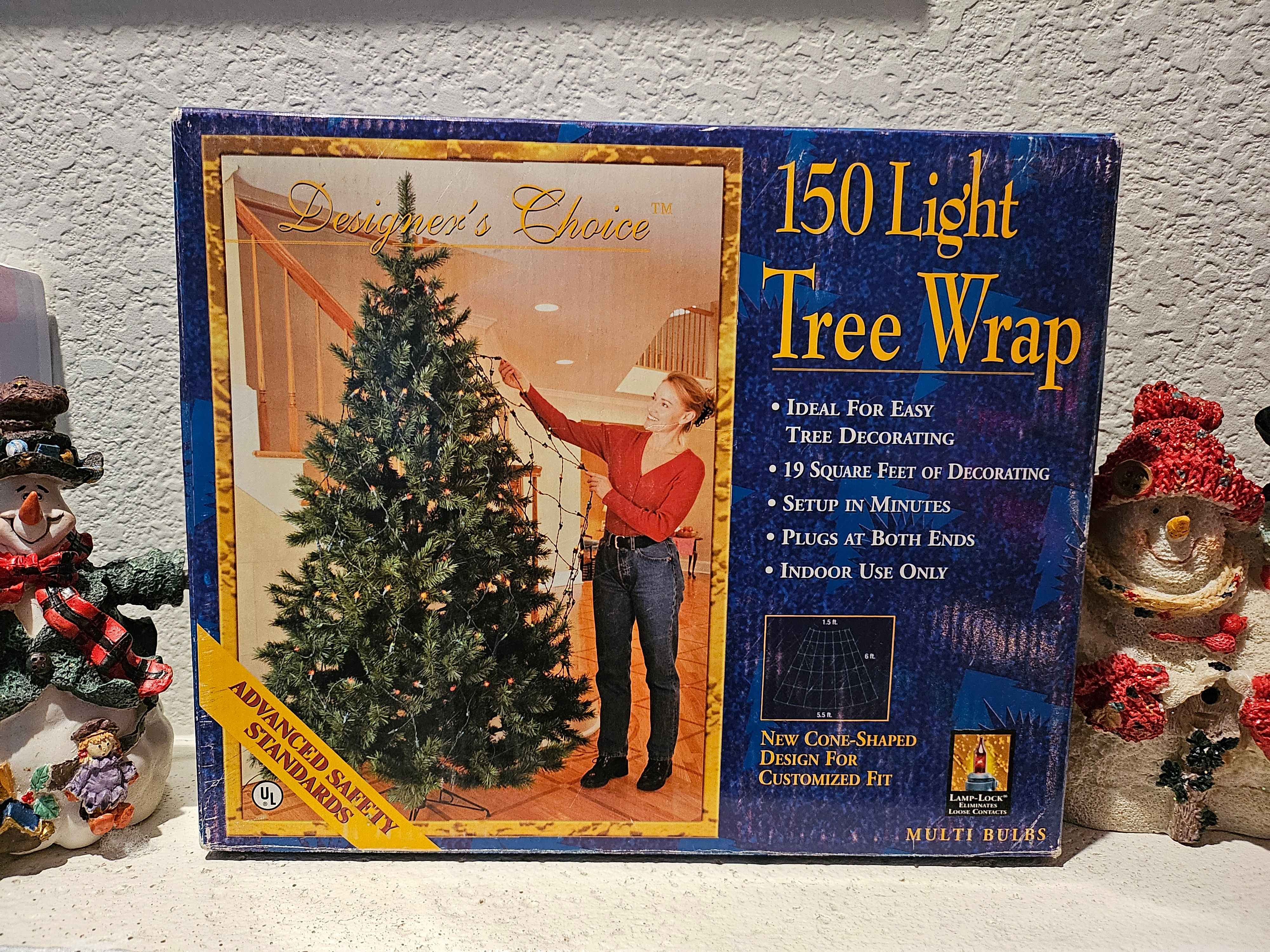 Indoor/Outdoor 150-Count Incandescent Christmas Net Lights