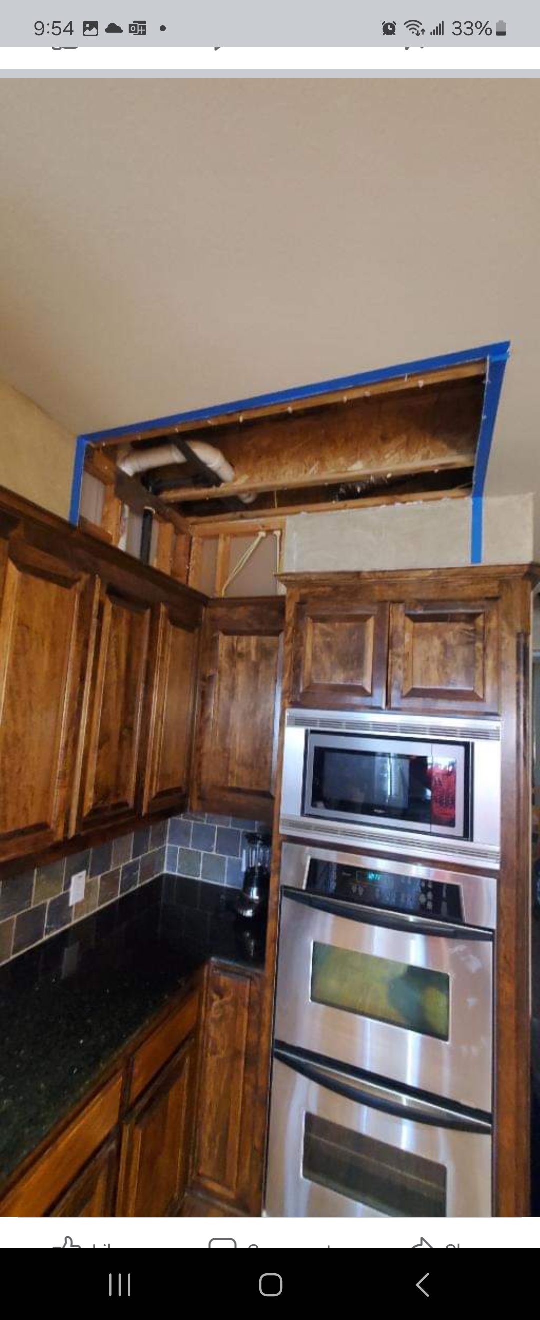 Drywall repair Laundry & Kitchen Carrollton 