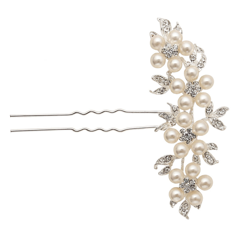 Haarnadel mit Perlen und Kristallen – vielseitig für Hochsteckfrisuren – ESERA