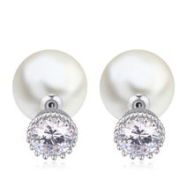 Double Studs - Doppel Perlen Ohrringe