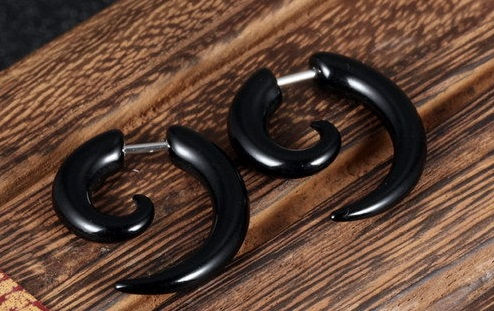 Miniaturbild: Büffelhorn Ohrschmuck
