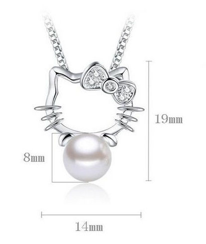 Miniaturbild: Katzenanhänger Schmuck für Mädchen