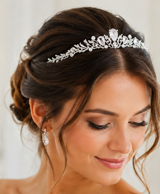 Haarschmuck für die Braut - wunderschönes Diadem
