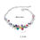 Miniaturbild: Armband im florales Design weissvergoldet mit zauberhaften Kristallen  – *FIONA