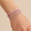 Miniaturbild: Mehrreihiges Damen Lederarmband mit Strass und Perlen – Lightness of Being
