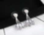 Ear Jackets Perle und Zirconia