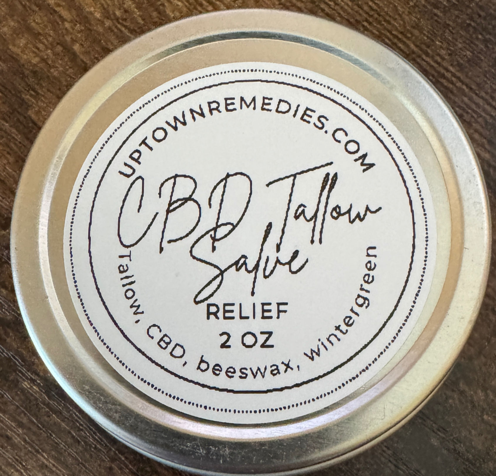 CBD tallow for pain relief