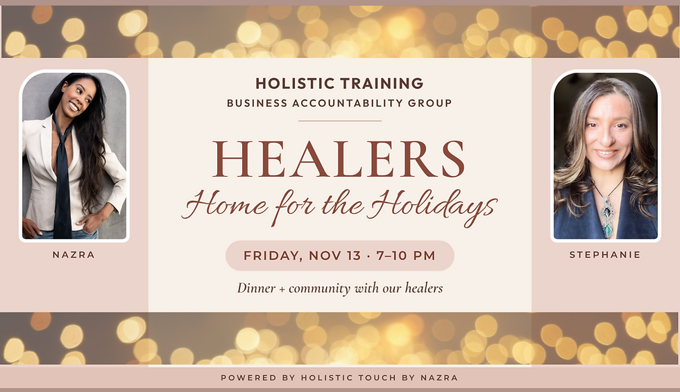 Healers Home for the Holidays