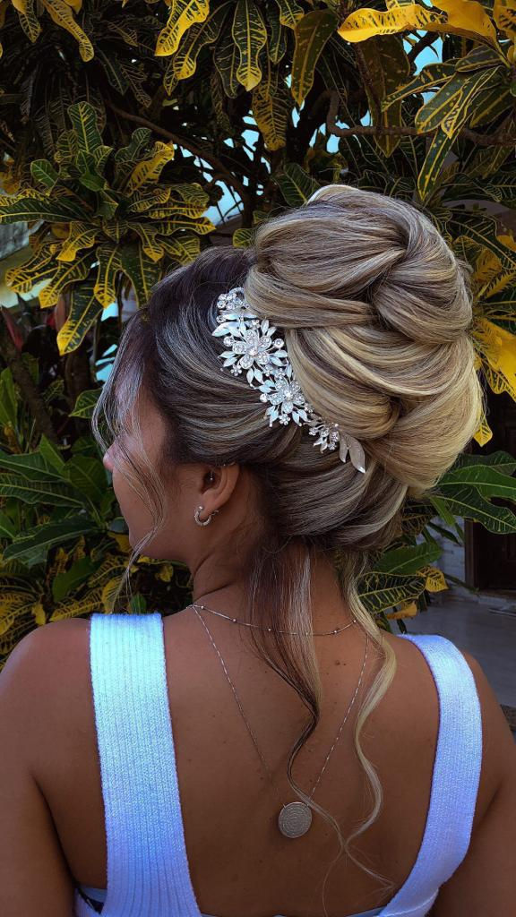 Pente 4 flores - Tradicional