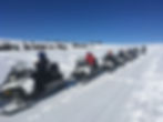 Snowmobiling with Bison