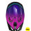 Miniature : Casque  cross SHOT race Sky purple chrome 