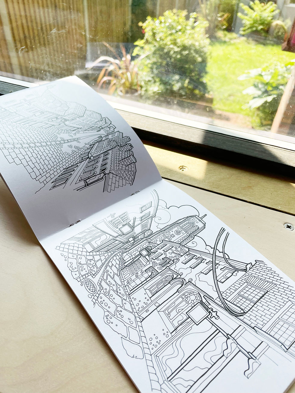 Thumbnail: Colour-In Norwich Lanes