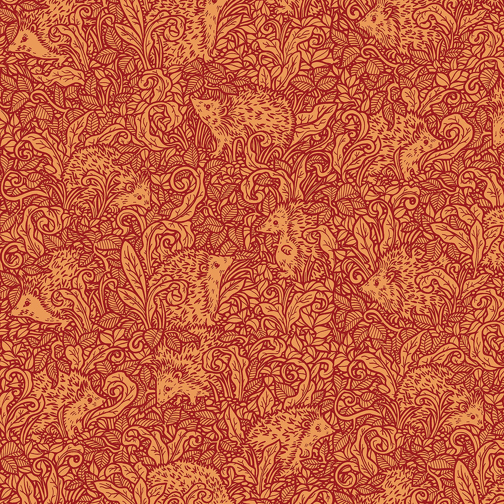 Thumbnail: Multi-Pack of 4x Illustrated Wildlife Wrapping Paper Sheets. Autumn Gift Wrap.