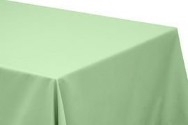 Mint Green Rectangular Polyester Table Cloth