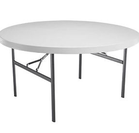 6ft. Round Plastic Table