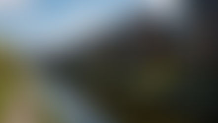 Vue panoramique de Griffintown à Montréal avec des immeubles de condos modernes de moyenne et grande hauteur le long du canal de Lachine, une piste cyclable et une promenade où les gens marchent, joggent et font du vélo, et la silhouette du centre-ville avec des grues de construction en arrière-plan.