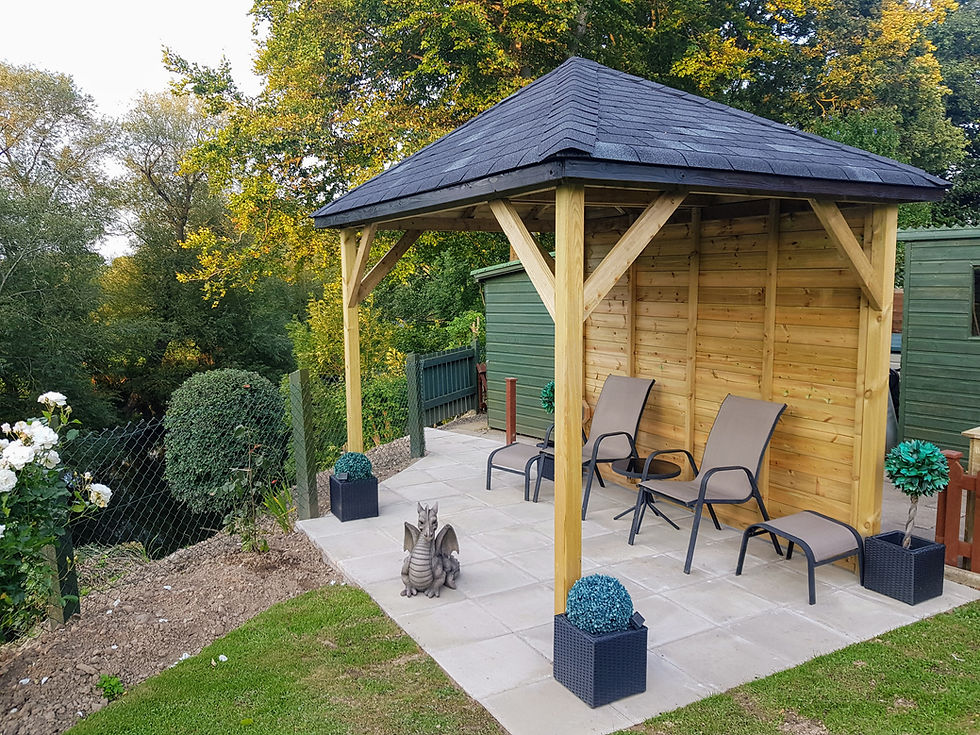 Pyramid gazebo