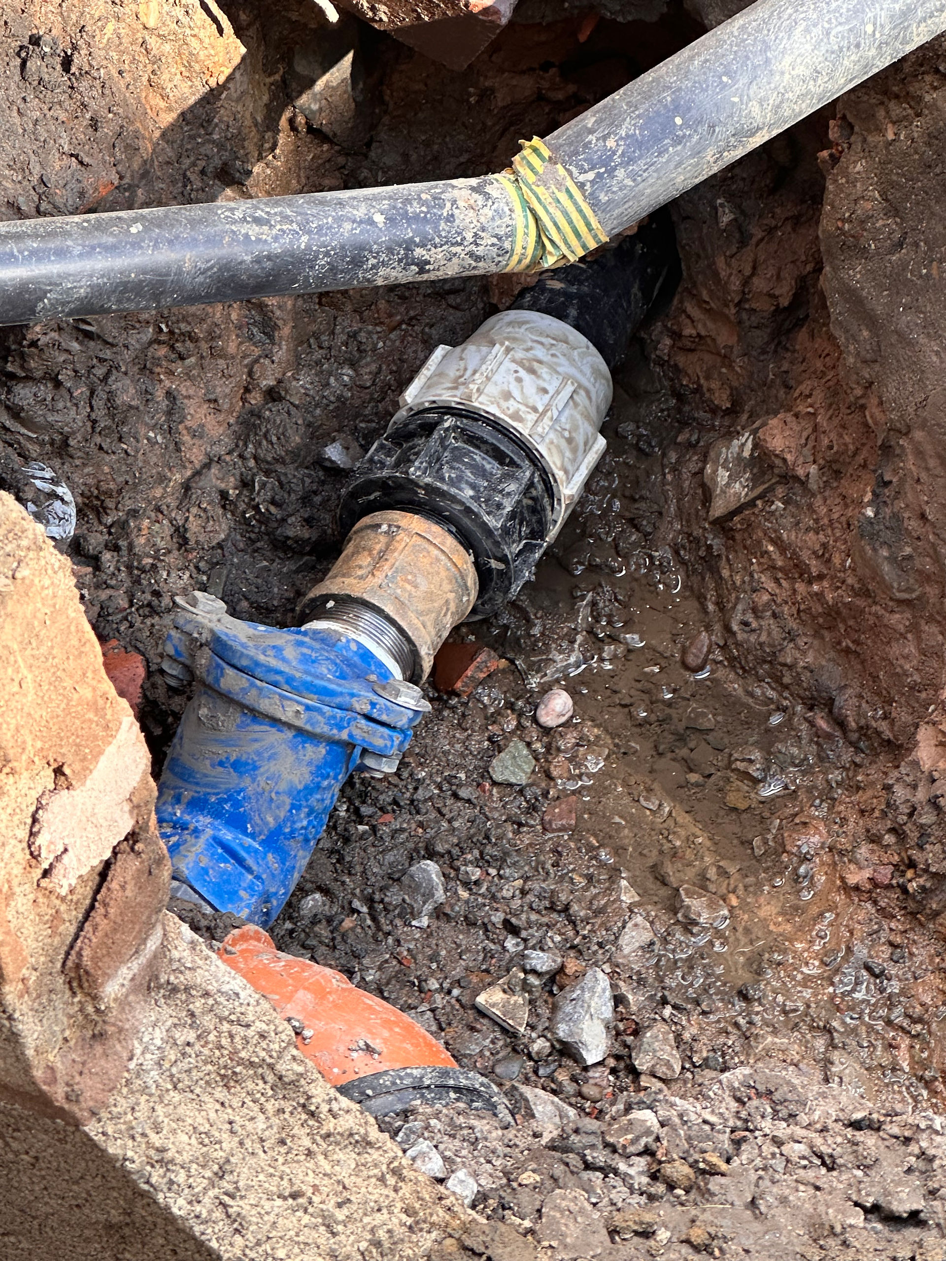 Replacing the drainage 